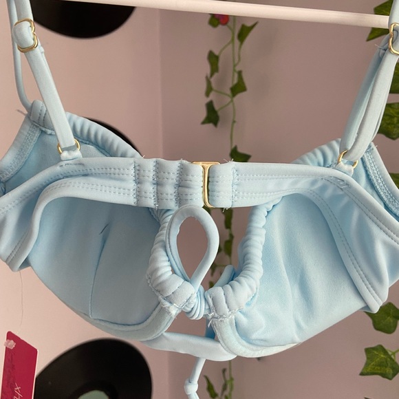Target blue bikini top new with tags - Picture 3 of 3